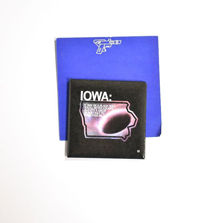 Iowa Black Hole Metal Magnet