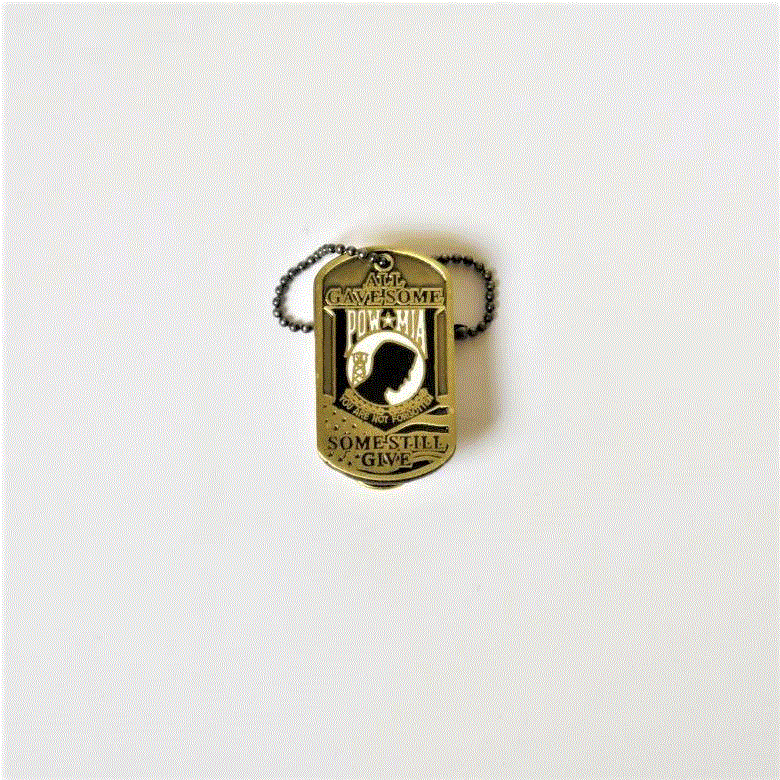 POW/MIA Dog Tag Pin