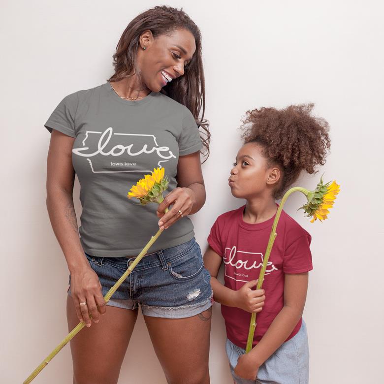 Iowa Love T Shirt