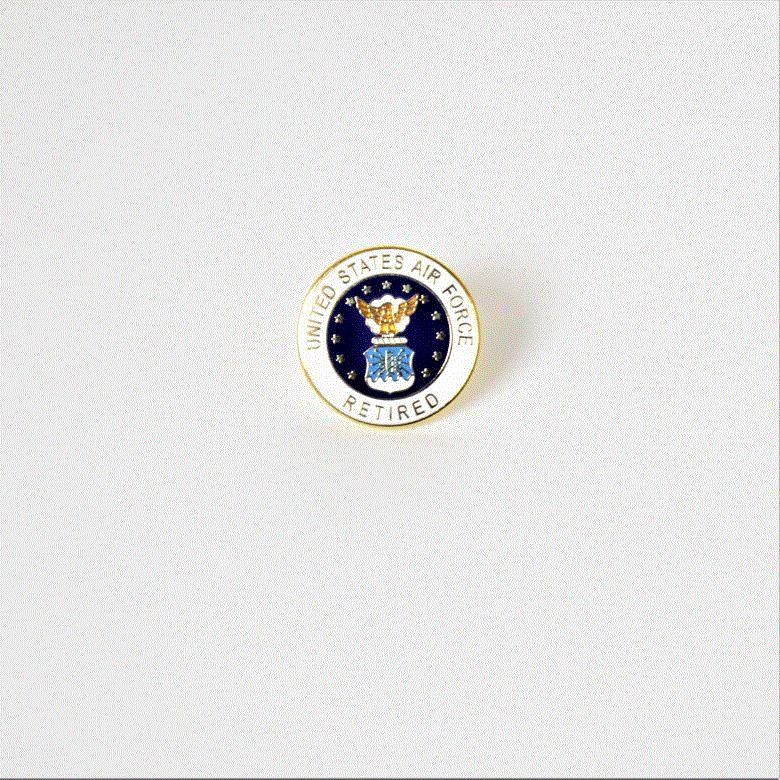 Airforce Retired Pin