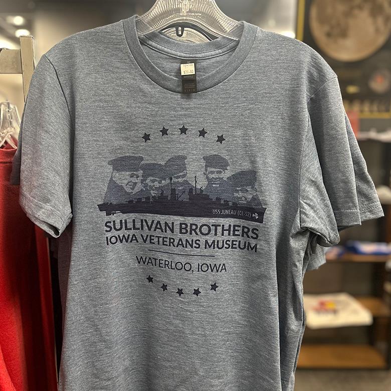 Sullivan Brothers /USS Juneau Heather Blue T-Shirt