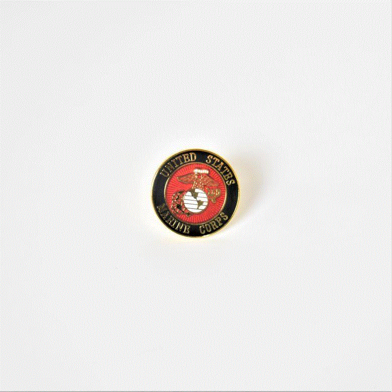 Marine Corps Pin Round