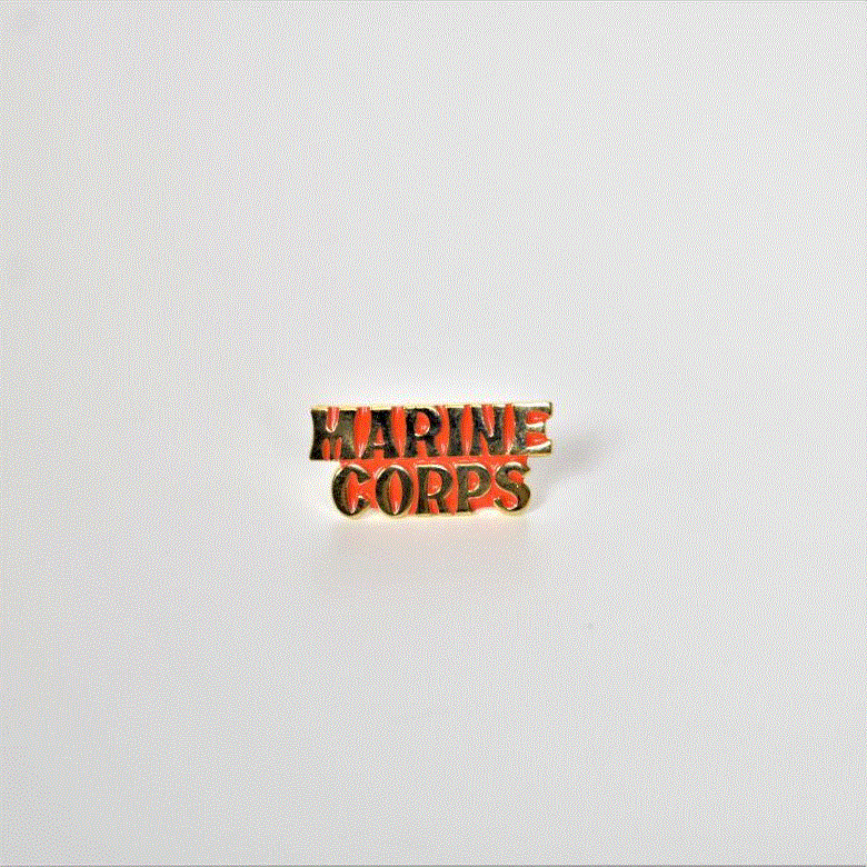 Marine Corps Word Pin