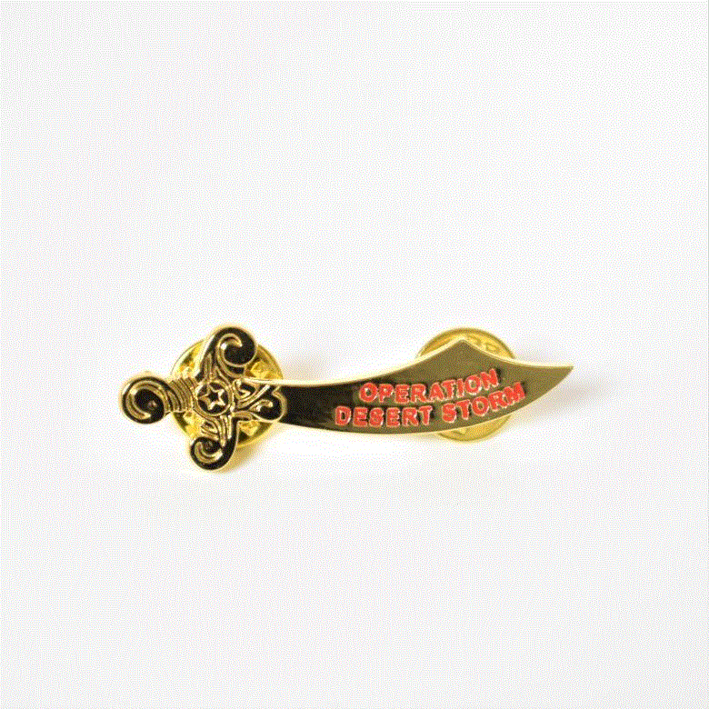 Operation Desert Storm Saber Pin