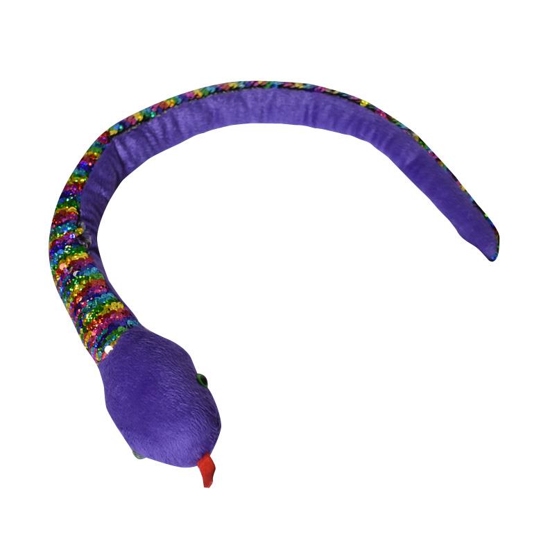stuffed sequin snake