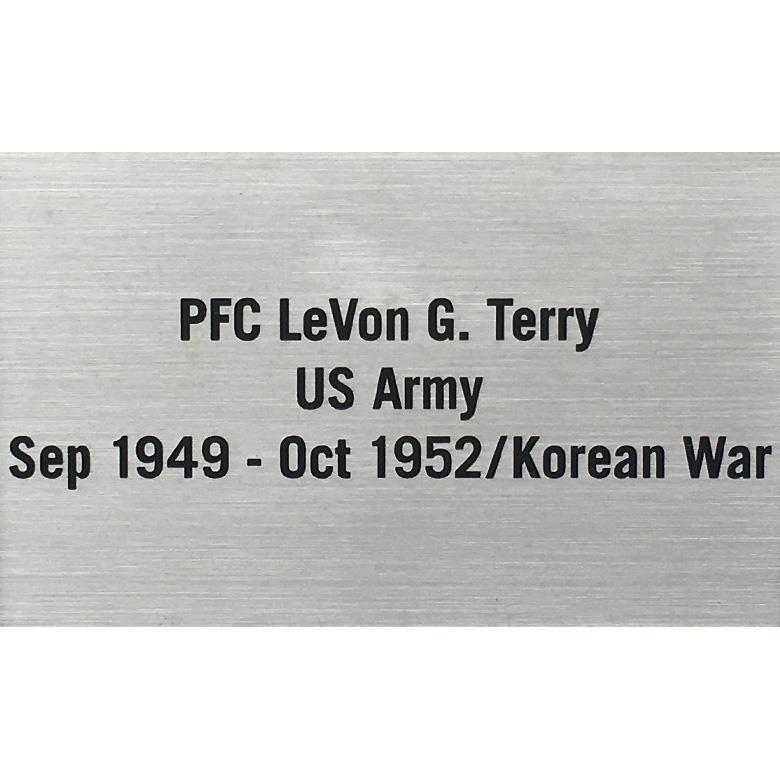 Veteran Memorial Plaque