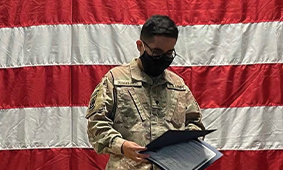Citizenship dream came true for Waterloo soldier